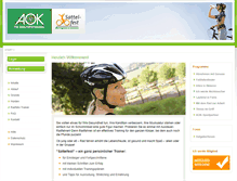 Tablet Screenshot of aok-sattelfest.de